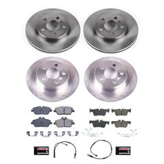 Power Stop KOE8908 Front And Rear Autospecialty 1-Click OE Replacement Pad And Rotor Kit for 2020-2024 MINI Cooper SE product image