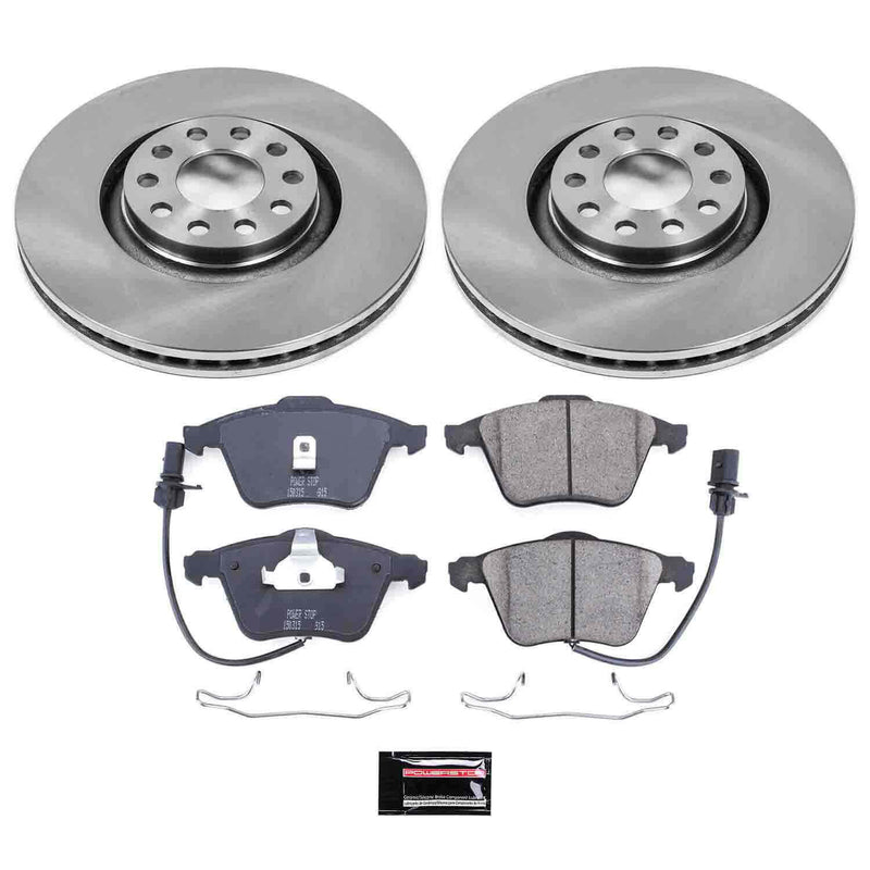 Power Stop KOE891 Autospecialty - 1-Click Daily Driver Brake Kits (Front) for 2001-2005 Audi A6 product image