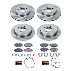 Power Stop KOE8914 Front And Rear Autospecialty 1-Click OE Replacement Pad And Rotor Kit for 2013 MINI Cooper Coupe product image