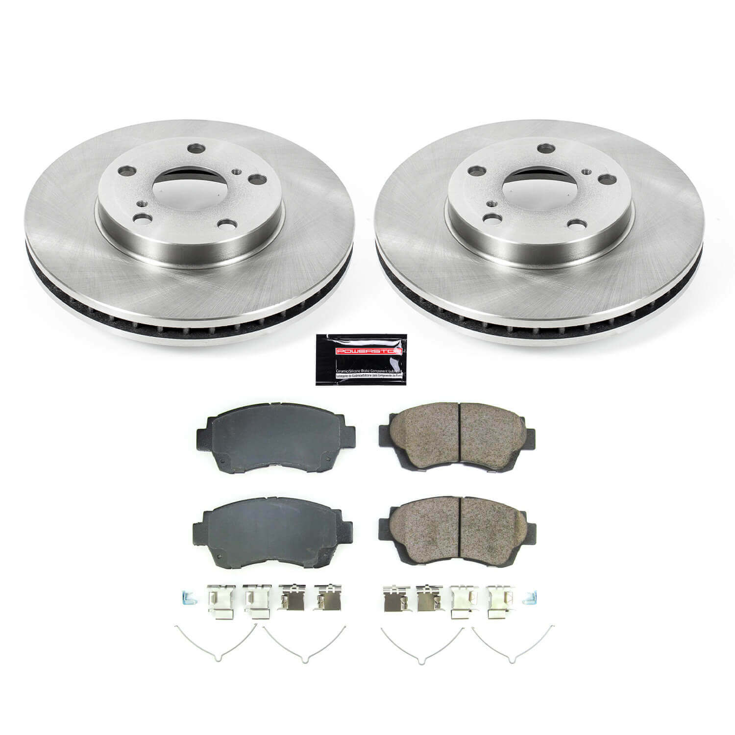 Power Stop KOE8920 Front Autospecialty 1-Click OE Replacement Pad And Rotor Kit for 1998-2003 Toyota Sienna product image