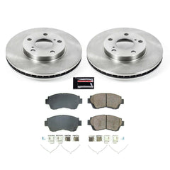 Power Stop KOE8920 Front Autospecialty 1-Click OE Replacement Pad And Rotor Kit for 1998-2003 Toyota Sienna product image