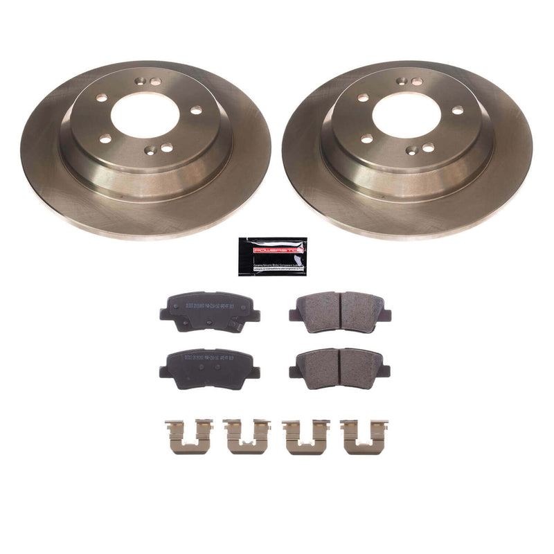 Power Stop KOE8923 Rear Autospecialty 1-Click OE Replacement Pad And Rotor Kit for 2020-2022 Kia Soul product image