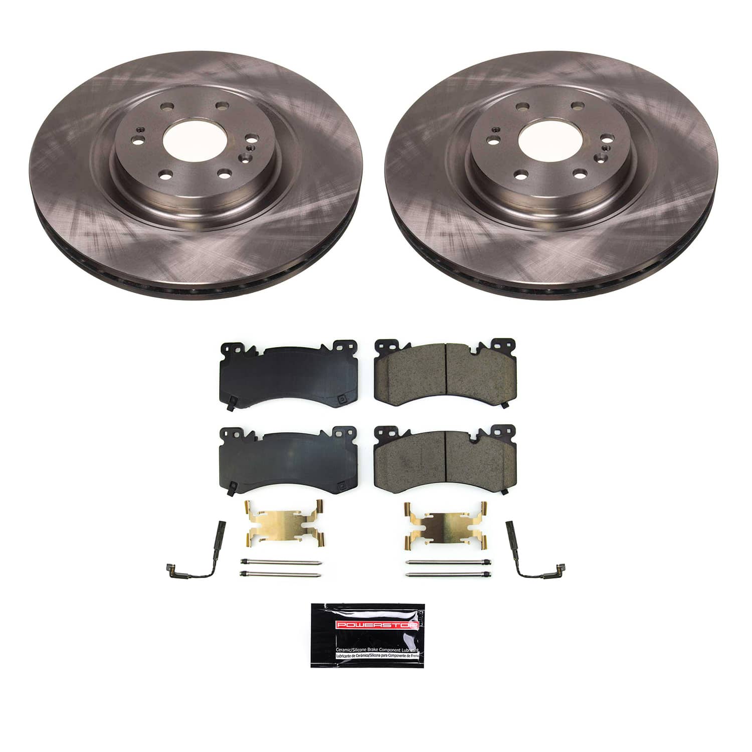 Power Stop KOE8924 - Front Z17 Evolution Pad And Autospecialty 1-Click OE Replacement Rotor Kit vehicle fitment brake part