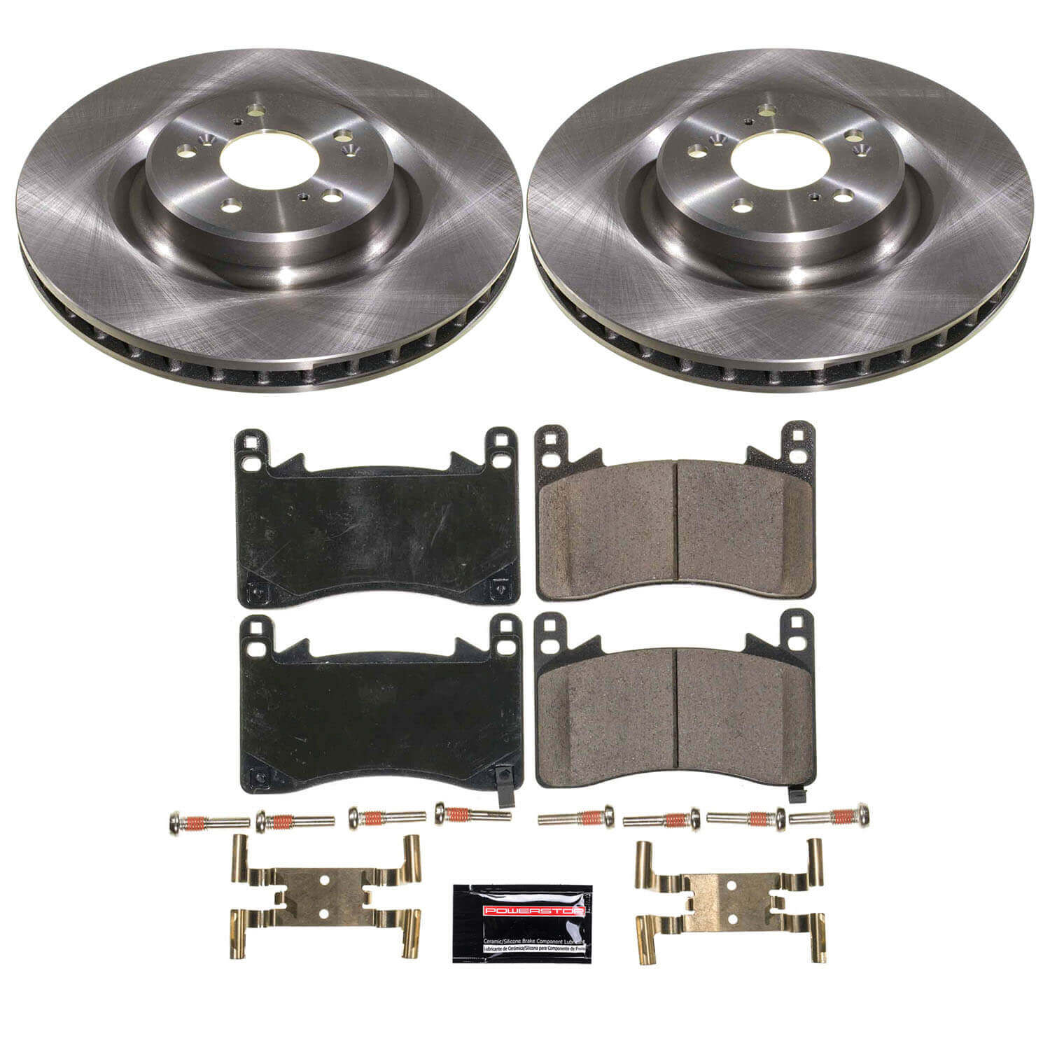 Power Stop KOE8931 Front Z17 Evolution Pad And Autospecialty 1-Click OE Replacement Rotor Kit for 2021-2022 Acura TLX Type S product image