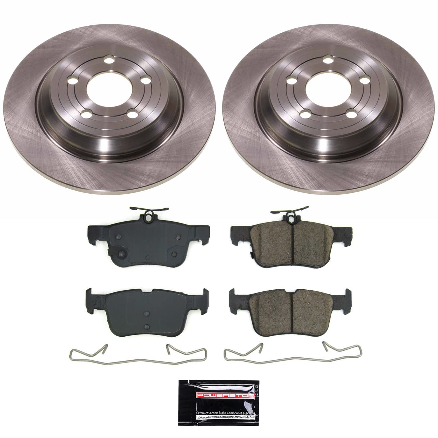 Power Stop KOE8933 - Rear Z17 Evolution Pad And Autospecialty 1-Click OE Replacement Rotor Kit vehicle fitment brake part