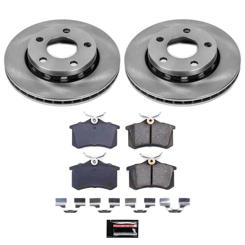 Power Stop KOE894 Autospecialty - 1-Click Daily Driver Brake Kits (Rear) for 2000-2002 Audi S4 product image