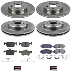Power Stop KOE8944 Z17 Evolution Pad And Autospecialty 1-Click OE Replacement Rotor Kit for 2021-2025 Acura TLX Base, Sh-AWD product image