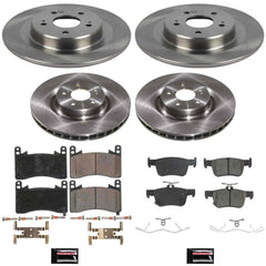 Power Stop KOE8945 Z17 Evolution Pad And Autospecialty 1-Click OE Replacement Rotor Kit for 2021-2022 Acura TLX Type S product image