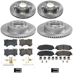 Power Stop KOE8946 Z17 Evolution Pad And Autospecialty 1-Click OE Replacement Rotor Kit for 2023-2024 Toyota Sequoia product image