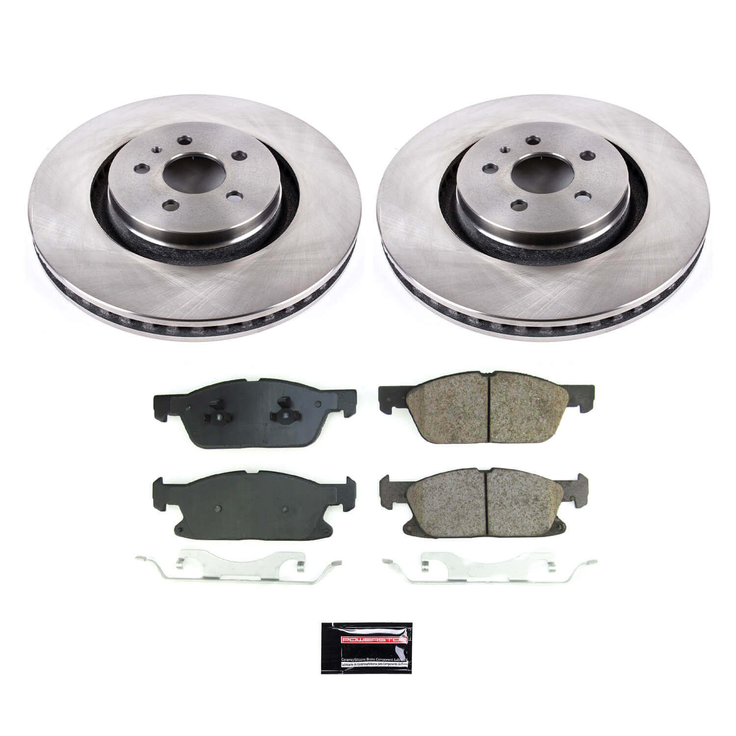 Power Stop KOE8960 Front Autospecialty 1-Click OE Replacement Pad And Rotor Kit for 2017-2019 Ford Fusion Sport product image
