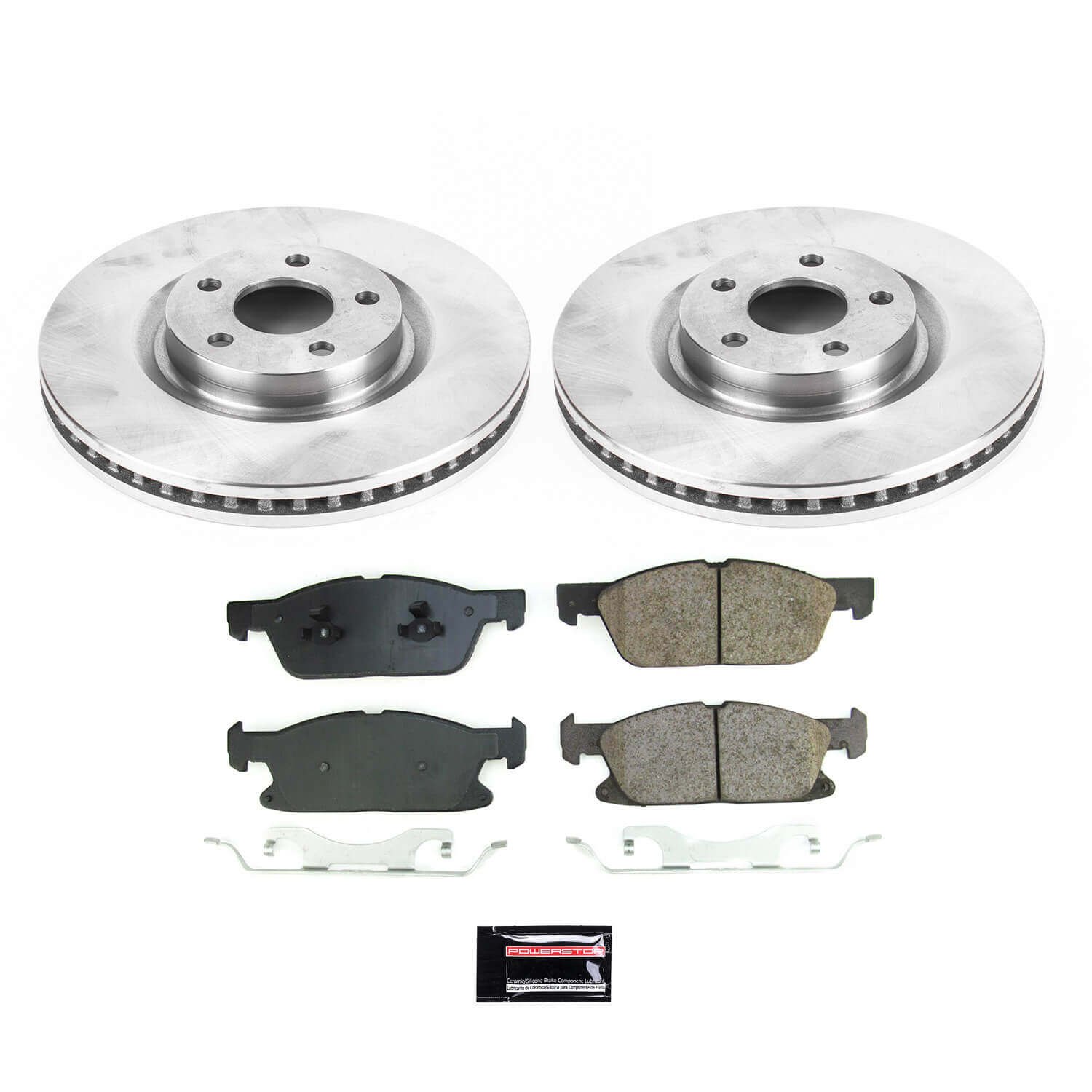 Power Stop KOE8961 Front Autospecialty 1-Click OE Replacement Pad And Rotor Kit for 2017-2020 Lincoln Continental product image