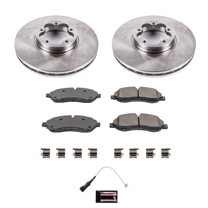 Power Stop KOE8979 - Front Autospecialty 1-Click OE Replacement Pad And Rotor Kit vehicle fitment brake part