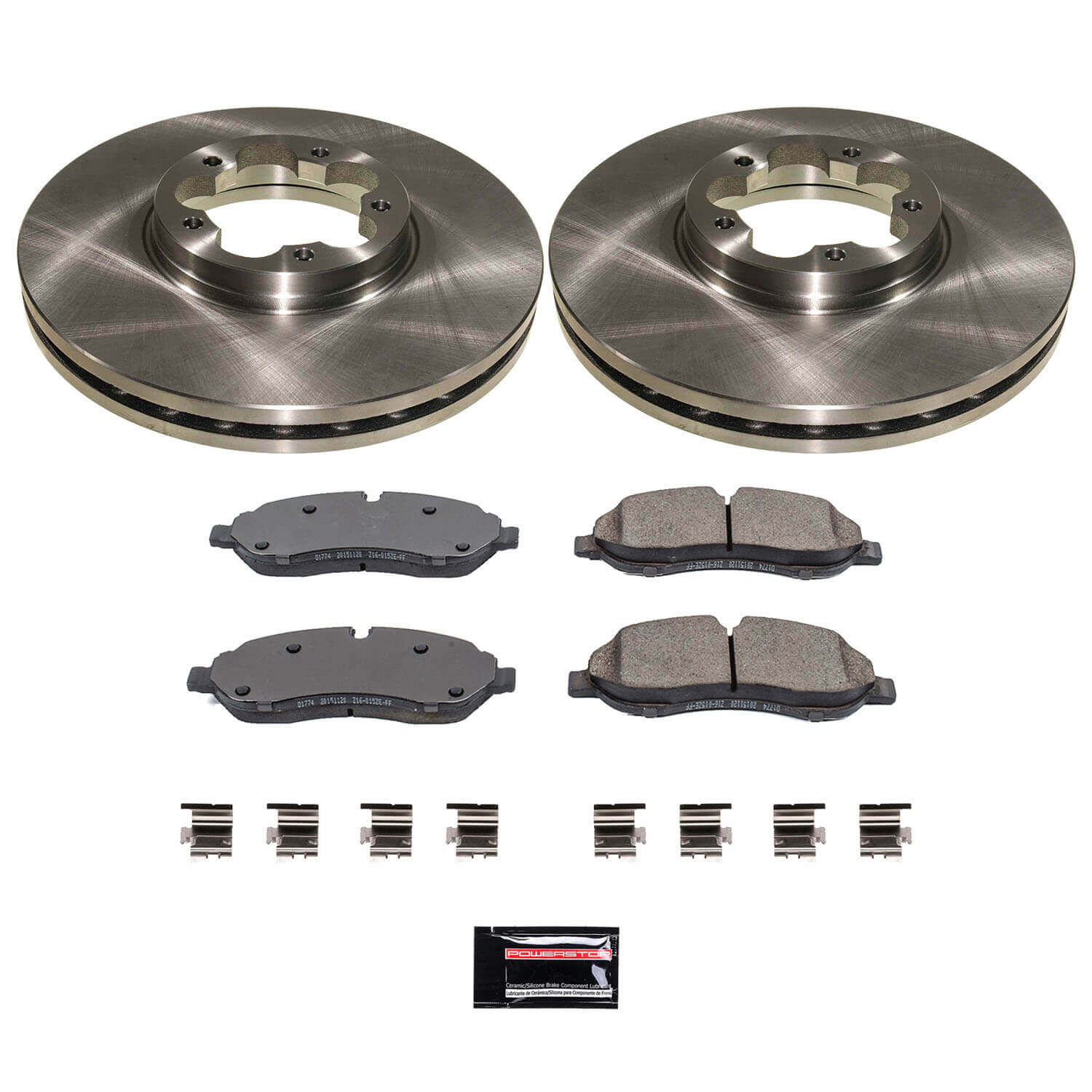 Power Stop KOE8988 Z17 Evolution Pad And Autospecialty 1-Click OE Replacement Rotor Kit for 2020-2021 Ford TRANSIT-150 product image
