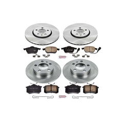 Power Stop KOE899 Autospecialty - 1-Click Daily Driver Brake Kits (Front And Rear) for 1999-2010 Volkswagen Beetle product image