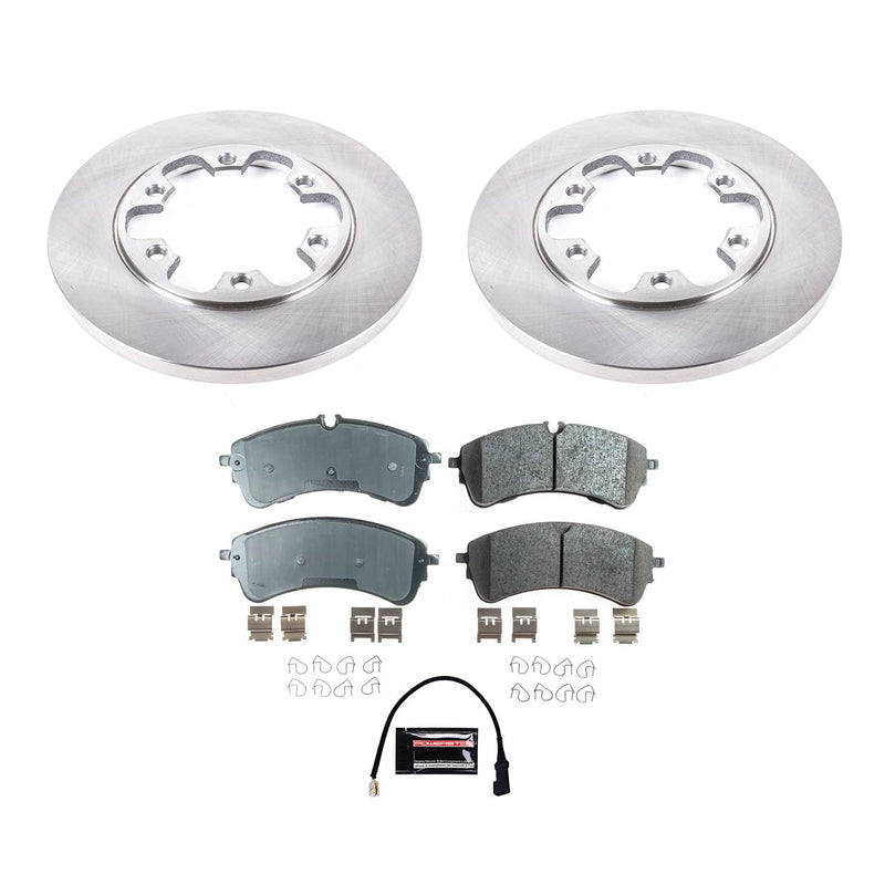 Power Stop KOE8992 - Rear Z17 Evolution Pad And Autospecialty 1-Click OE Replacement Rotor Kit vehicle fitment brake part
