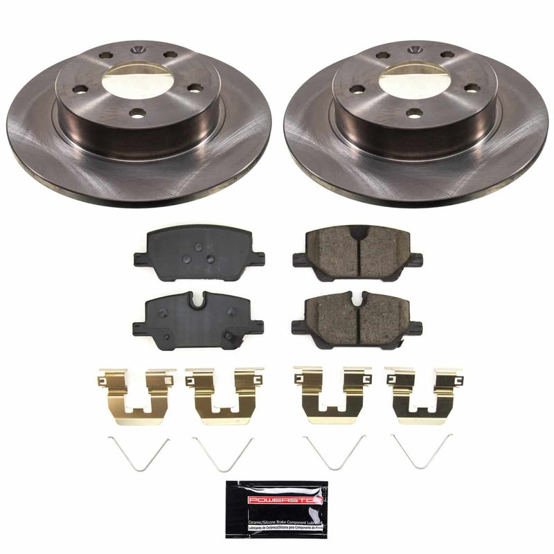 Power Stop KOE9013 - Rear Z17 Evolution Pad And Autospecialty 1-Click OE Replacement Rotor Kit vehicle fitment brake part