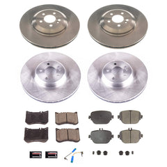 Power Stop KOE9024 - Front And Rear Autospecialty 1-Click OE Replacement Pad And Rotor Kit vehicle fitment brake part