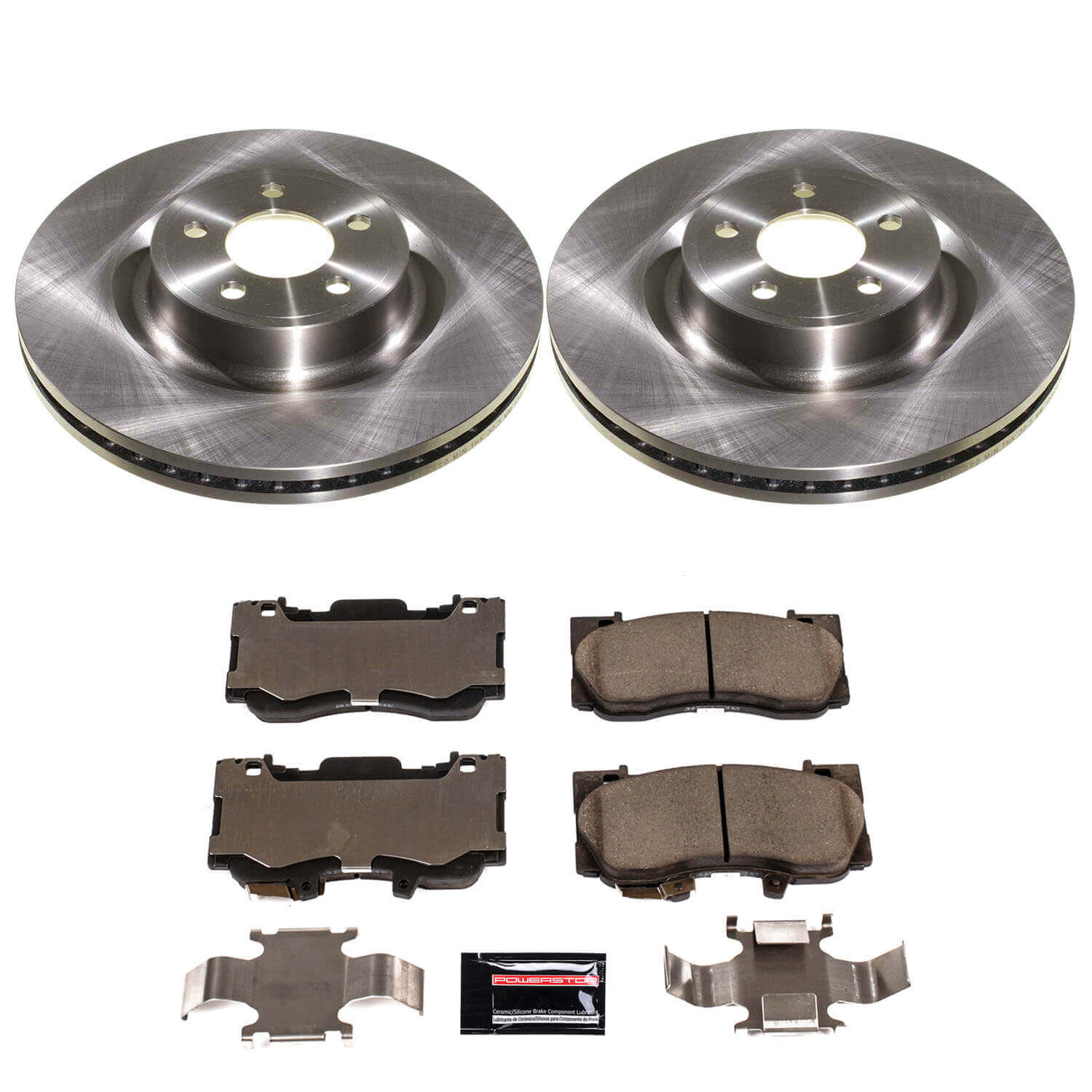 Power Stop KOE9029 Front Z17 Evolution Pad And Autospecialty 1-Click OE Replacement Rotor Kit for 2021-2023 Ford Mustang Ecoboost, Ecoboost Premium, GT, GT Premium, Mach 1 product image