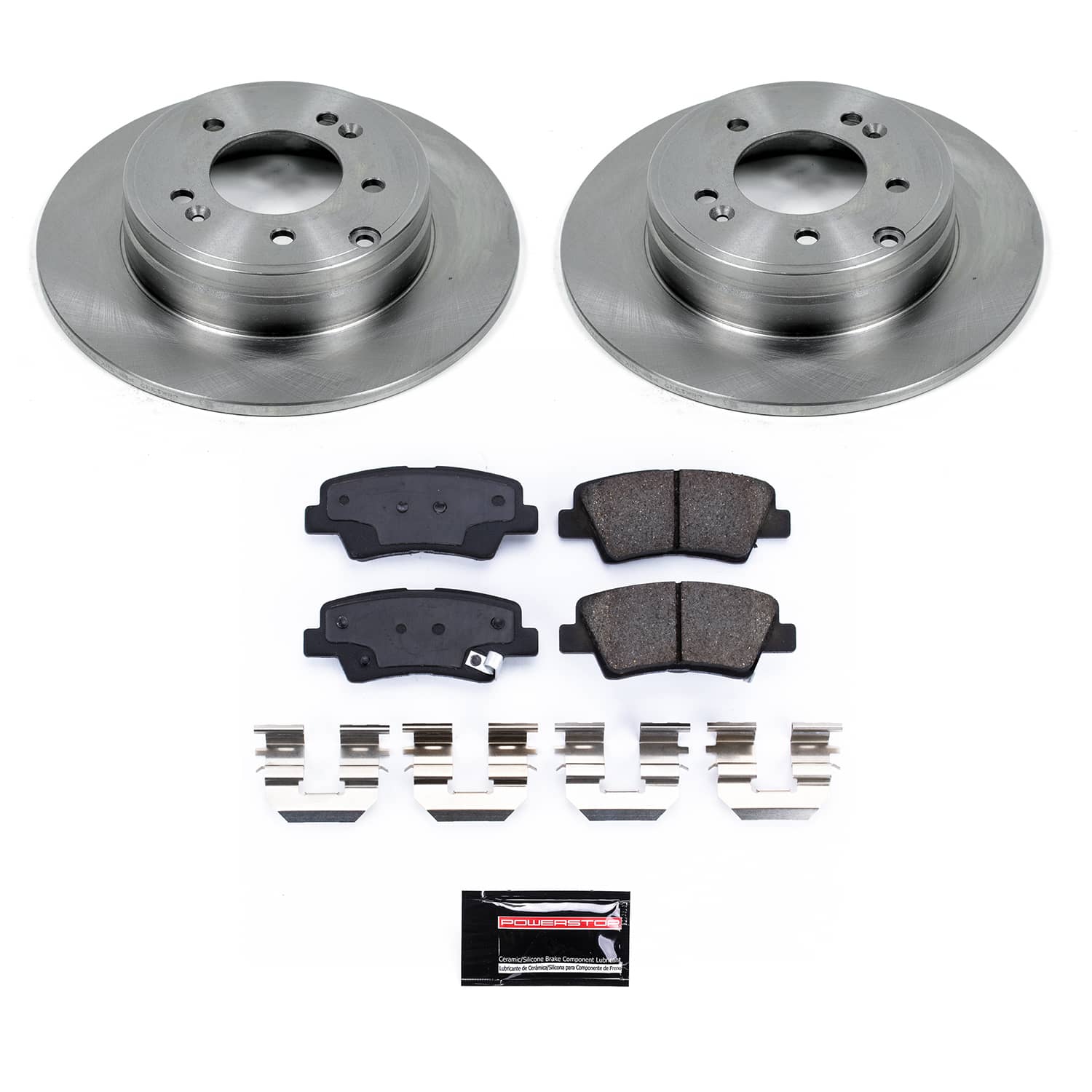 Power Stop KOE9060 - Rear Z17 Evolution Pad And Autospecialty 1-Click OE Replacement Rotor Kit vehicle fitment brake part