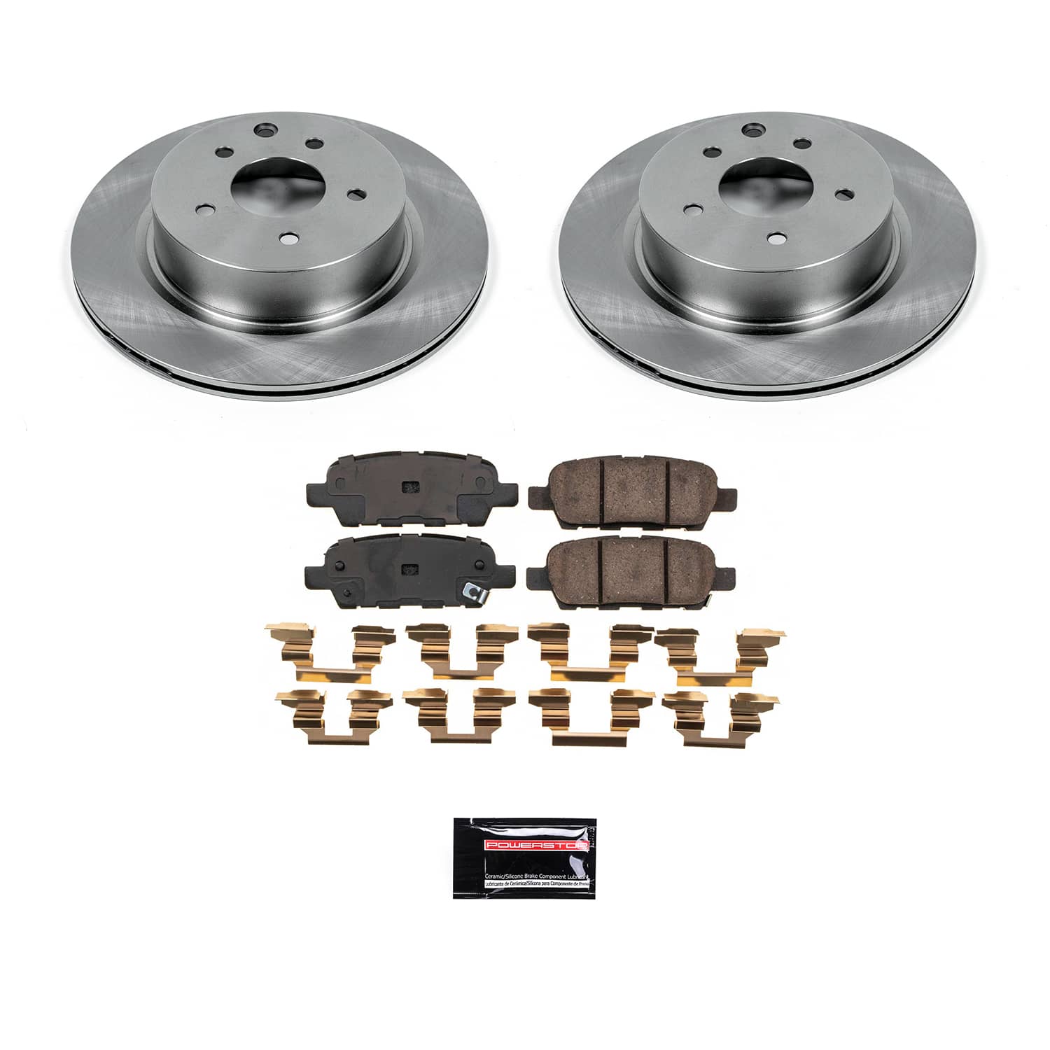 Power Stop KOE9064 - Rear Z17 Evolution Pad And Autospecialty 1-Click OE Replacement Rotor Kit vehicle fitment brake part