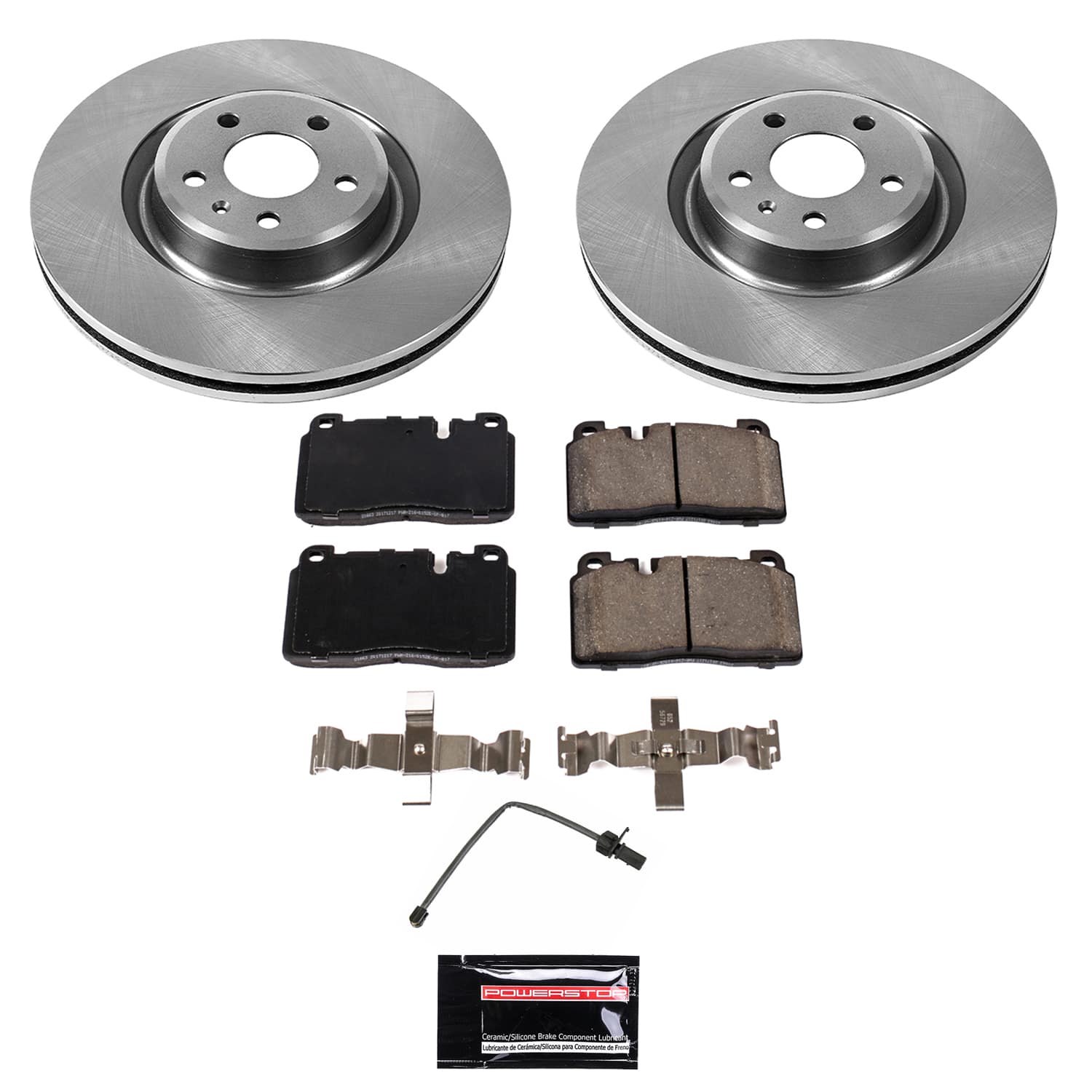 Power Stop KOE9075 - Front Z17 Evolution Pad And Autospecialty 1-Click OE Replacement Rotor Kit vehicle fitment brake part