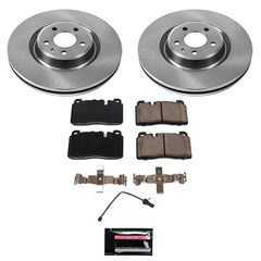 Power Stop KOE9075 - Front Z17 Evolution Pad And Autospecialty 1-Click OE Replacement Rotor Kit vehicle fitment brake part