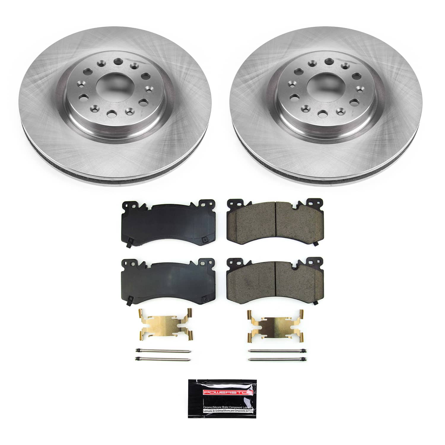 Power Stop KOE9076 - Front Z17 Evolution Pad And Autospecialty 1-Click OE Replacement Rotor Kit vehicle fitment brake part