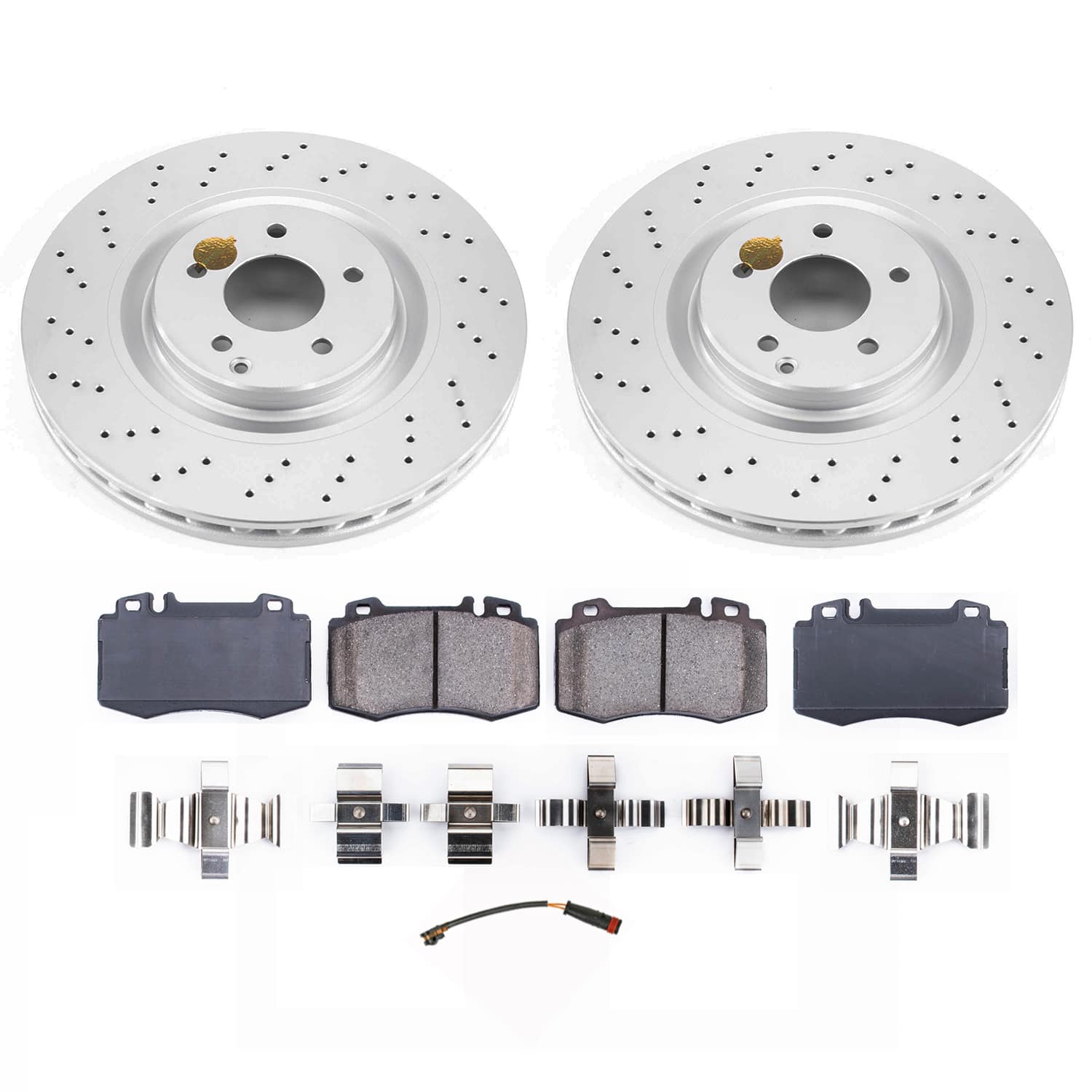 Power Stop KOE9078 - Front Z17 Evolution Pad And Autospecialty 1-Click OE Replacement Rotor Kit vehicle fitment brake part