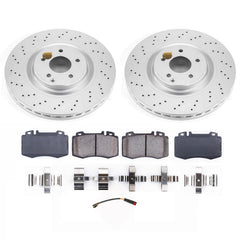 Power Stop KOE9078 - Front Z17 Evolution Pad And Autospecialty 1-Click OE Replacement Rotor Kit vehicle fitment brake part