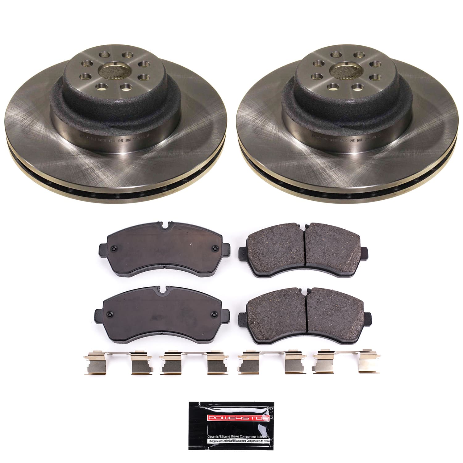 Power Stop KOE9082 - Front Z17 Evolution Pad And Autospecialty 1-Click OE Replacement Rotor Kit vehicle fitment brake part