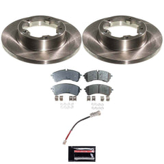 Power Stop KOE9105 Rear Z17 Evolution Pad And Autospecialty 1-Click OE Replacement Rotor Kit for 2022-2024 Ford E-Transit product image