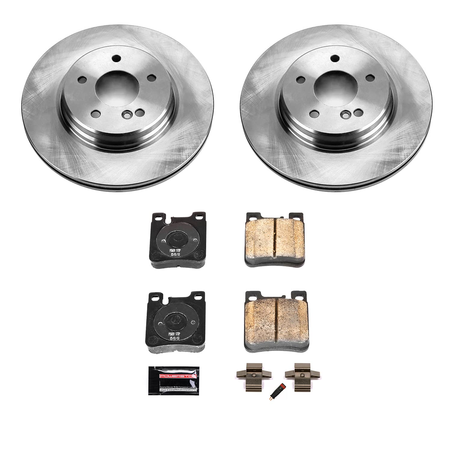 Power Stop KOE9107 - Rear Z17 Evolution Pad And Autospecialty 1-Click OE Replacement Rotor Kit vehicle fitment brake part