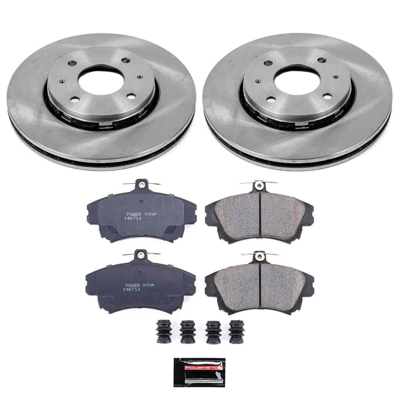Power Stop KOE911 Autospecialty - 1-Click Daily Driver Brake Kits (Front) for 2000-2004 Volvo S40 product image
