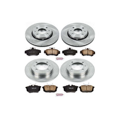 Power Stop KOE912 Autospecialty - 1-Click Daily Driver Brake Kits (Front And Rear) for 2000-2004 Volvo S40 product image