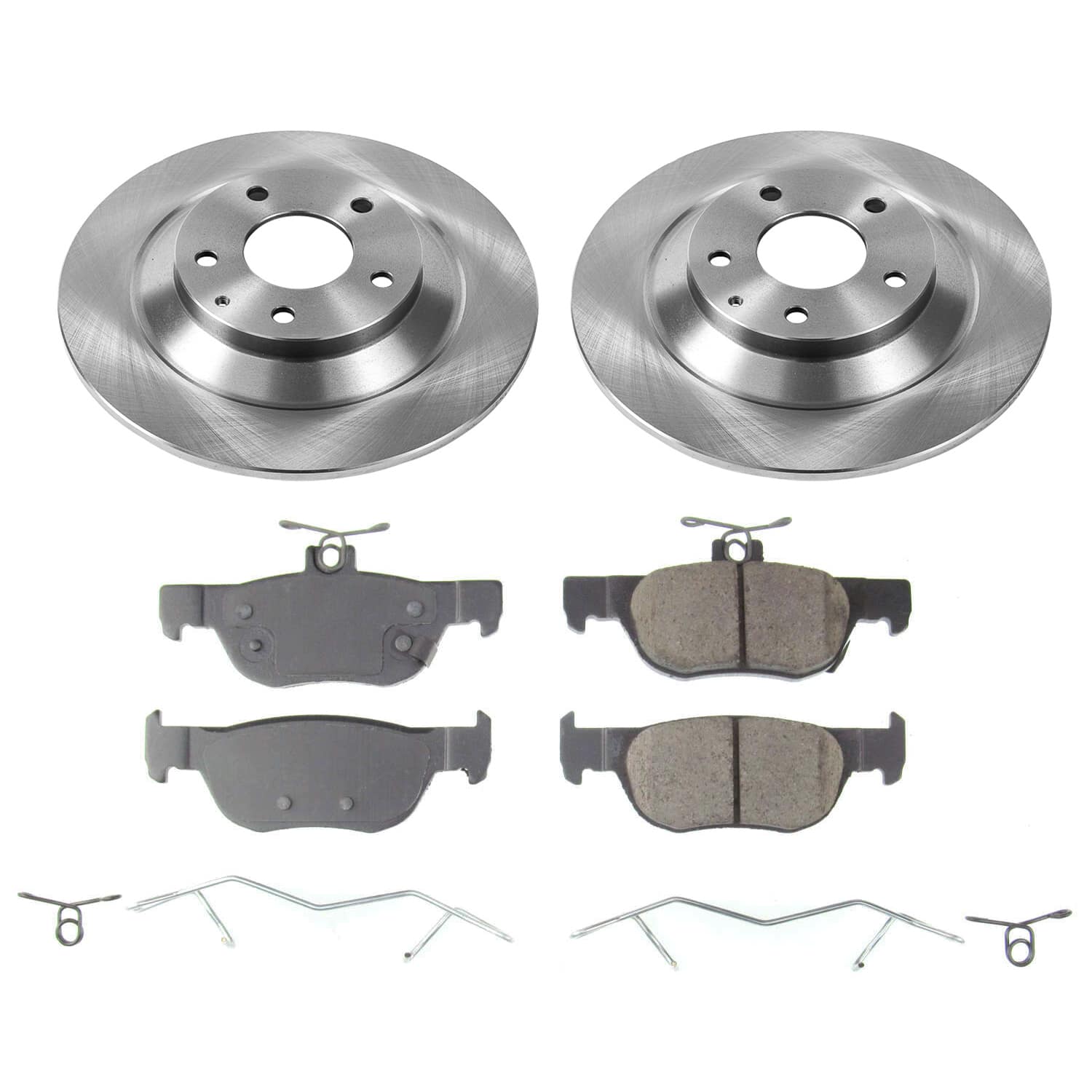 Power Stop KOE9136 - Rear Z17 Evolution Pad And Autospecialty 1-Click OE Replacement Rotor Kit vehicle fitment brake part
