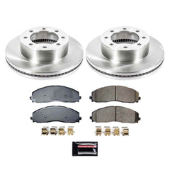 Power Stop KOE9178 Front Z17 Evolution Pad And Autospecialty 1-Click OE Replacement Rotor Kit for 2023-2024 Ford F-250 Super Duty 4 Wheel Drive product image