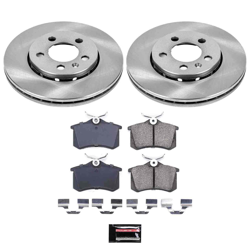 Power Stop KOE920 Autospecialty - 1-Click Daily Driver Brake Kits (Rear) for 2000-2006 Audi TT Quattro product image