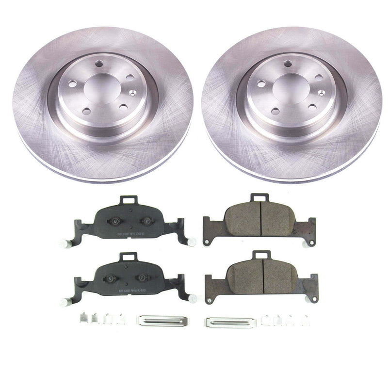 Power Stop KOE9202 - Front Z17 Evolution Pad And Autospecialty 1-Click OE Replacement Rotor Kit vehicle fitment brake part