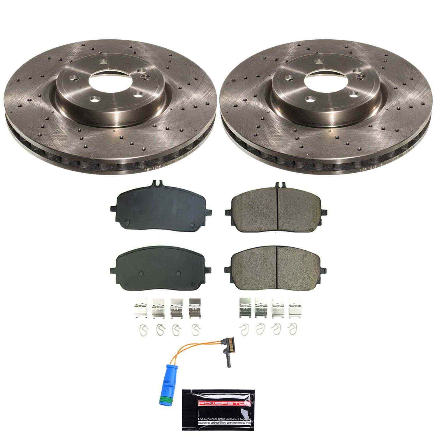 Power Stop KOE9204 Z17 Evolution Pad And Autospecialty 1-Click OE Replacement Rotor Kit for 2019-2022 Mercedes-Benz A220 product image