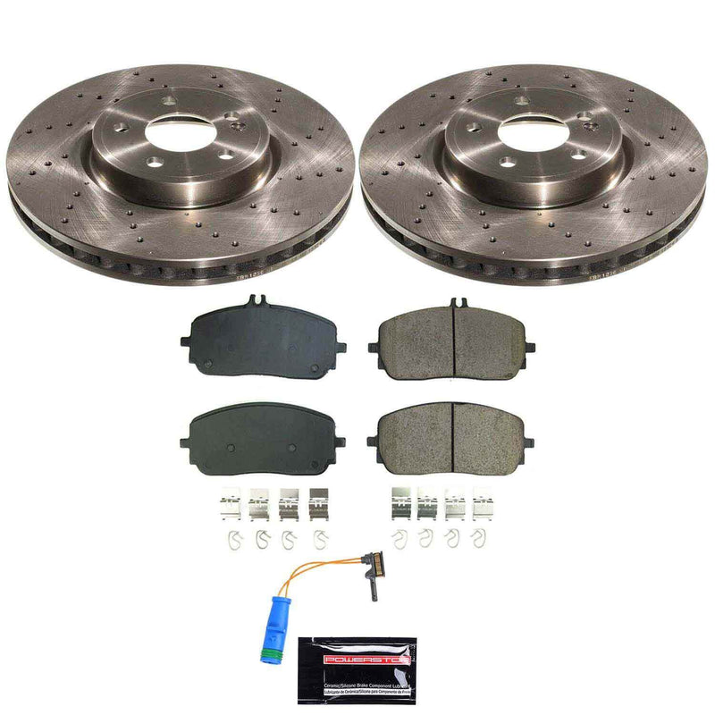 Power Stop KOE9204 Z17 Evolution Pad And Autospecialty 1-Click OE Replacement Rotor Kit for 2019-2022 Mercedes-Benz A220 product image
