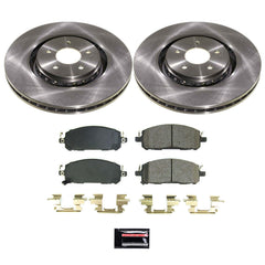 Power Stop KOE9206 Front Z17 Evolution Pad And Autospecialty 1-Click OE Replacement Rotor Kit for 2022-2024 Infiniti QX60 product image