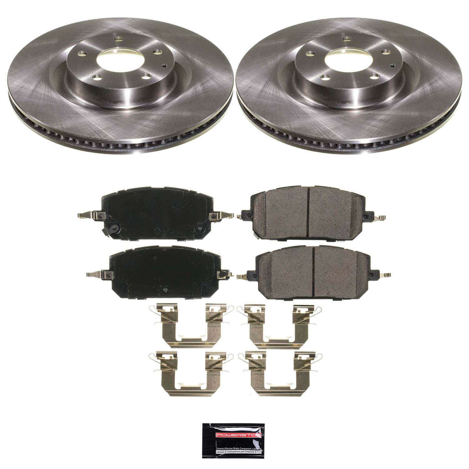 Power Stop KOE9207 Front Z17 Evolution Pad And Autospecialty 1-Click OE Replacement Rotor Kit for 2023-2025 Mazda CX-50 product image