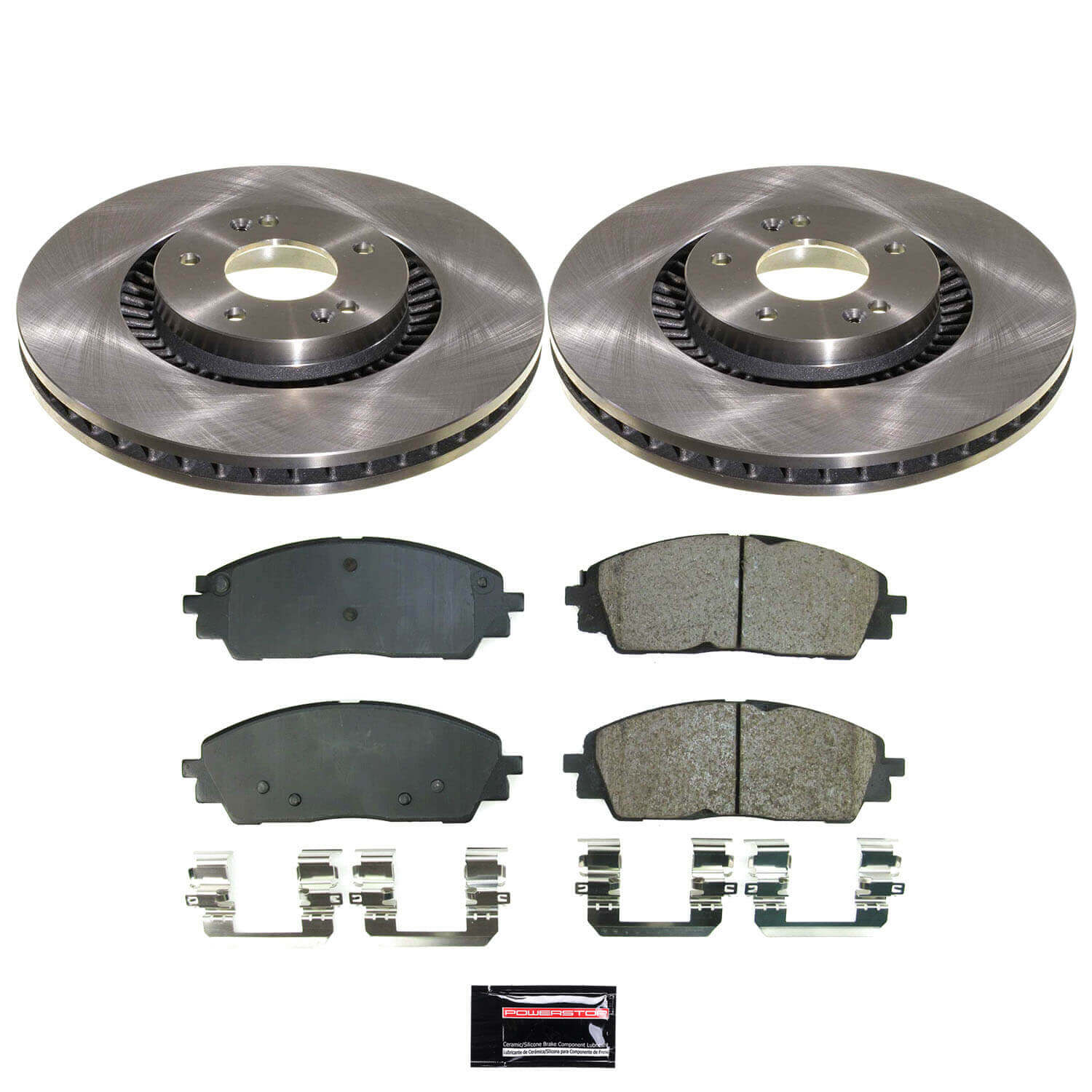 Power Stop KOE9208 Z17 Evolution Pad And Autospecialty 1-Click OE Replacement Rotor Kit for 2022-2024 Kia Carnival product image