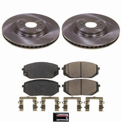 Power Stop KOE9209 Z17 Evolution Pad And Autospecialty OE Replacement Front Pad And Rotor Kit for 2021-2023 Hyundai Sonata N Line product image