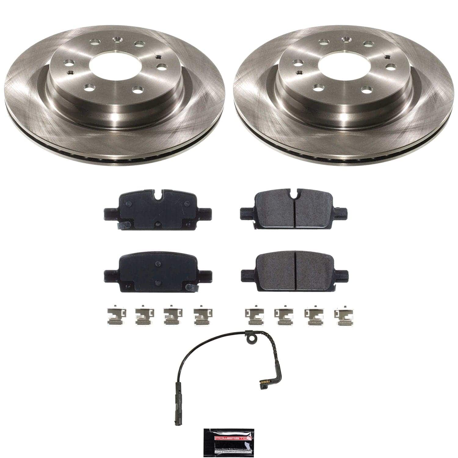 Power Stop KOE9210 Rear Z17 Evolution Pad And Autospecialty 1-Click OE Replacement Rotor Kit for 2023-2024 Chevrolet Colorado product image