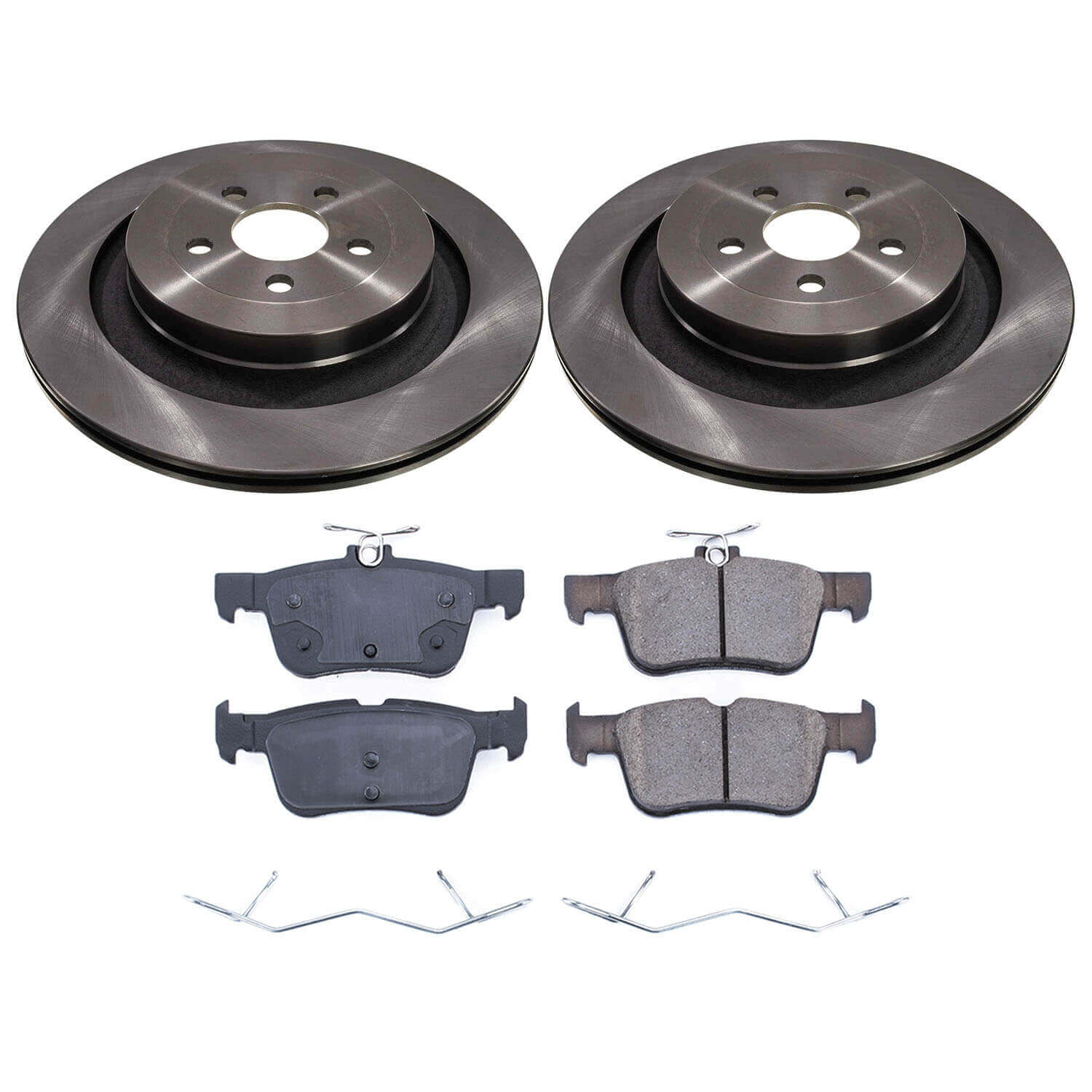 Power Stop KOE9211 - Rear Z17 Evolution Pad And Autospecialty 1-Click OE Replacement Rotor Kit vehicle fitment brake part