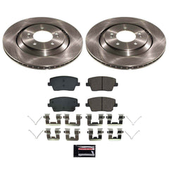Power Stop KOE9222 Rear Z17 Evolution Pad And Autospecialty 1-Click OE Replacement Rotor Kit for 2019-2022 Hyundai Veloster N product image