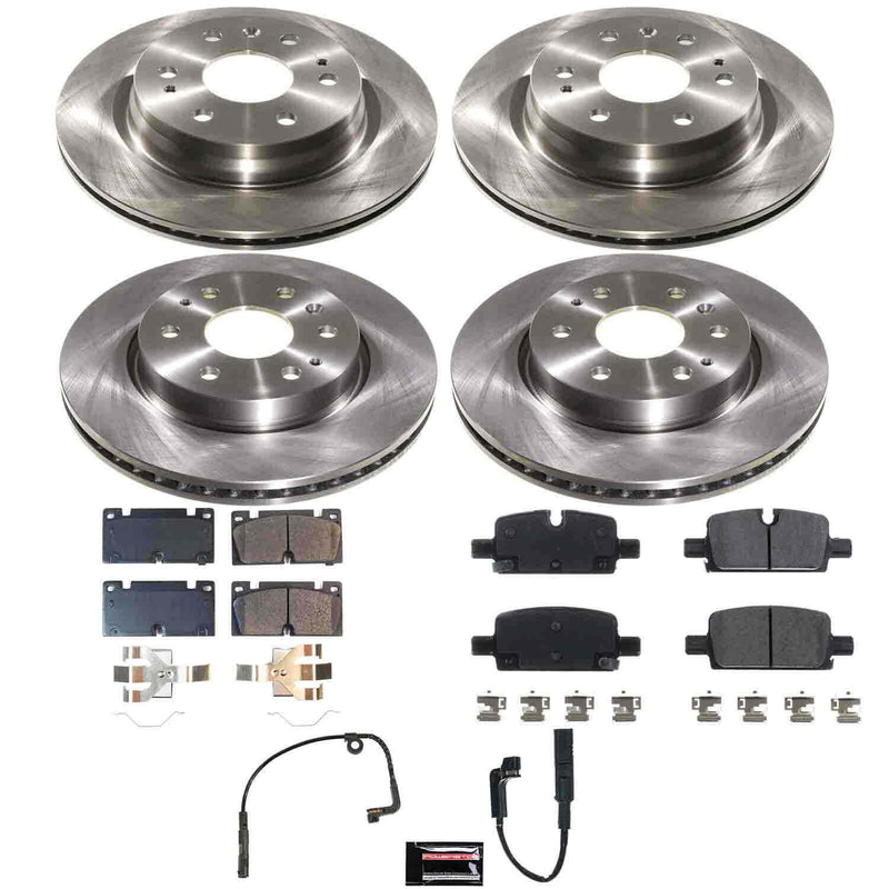 Power Stop KOE9223 Z17 Evolution Pad And Autospecialty 1-Click OE Replacement Rotor Kit for 2023-2024 Chevrolet Colorado product image