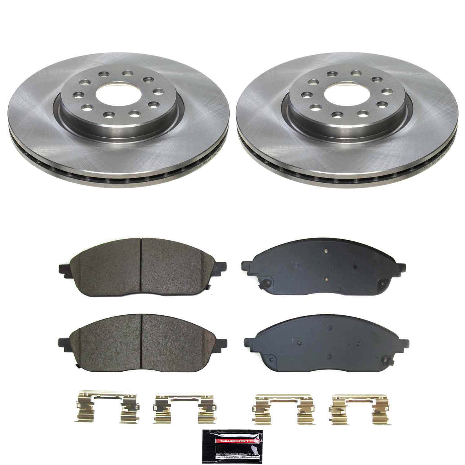 Power Stop KOE9240 Z17 Evolution Pad And Autospecialty 1-Click OE Replacement Rotor Kit for 2022-2024 Jeep Grand Cherokee product image