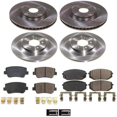 Power Stop KOE9246 Z17 Evolution Pad And Autospecialty OE Replacement Front And Rear Pad And Rotor Kit for 2022-2023 Hyundai Sonata N Line product image